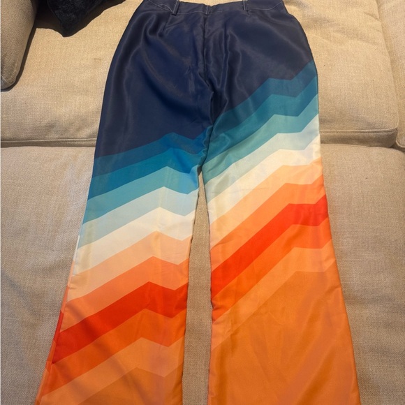 Colorful Chevron Pattern Pants - Picture 2 of 4